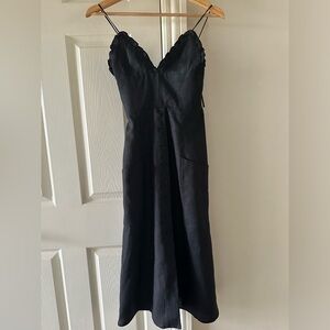 Reformation Black Dress
